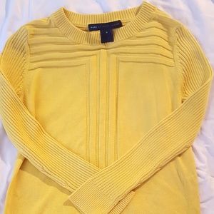 Marc Jacobs yellow ribbed sweater
